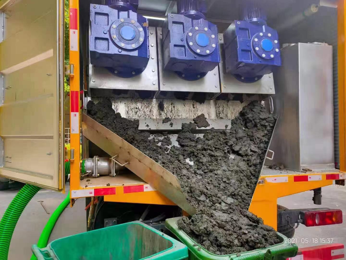 江阳化粪池清掏城市维护站-泥浆净化干湿分离处理